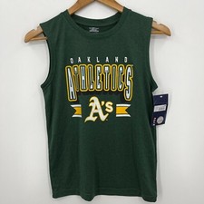 Team Athletics Tank Top Youth L Green Oakland A's Athletics New NWT