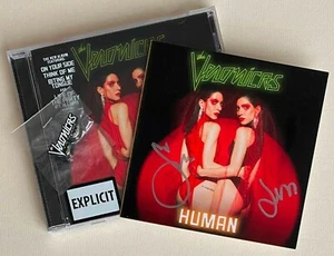 THE VERONICAS * HUMAN * AUSTRALIA 12 TRK CD w/ SIGNED ART CARD + PIN * BN! - Picture 1 of 7