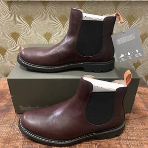 Timberland Mens Size 7.5 Women’s Sz 9 Belanger EK+ Chelsea Full Grain Boots New - Picture 1 of 12