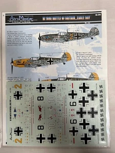 NEW AeroMaster 48-590 Bf-109E Battle Of Britain Model Airplane 1/48 Decal (AWF3) - Picture 1 of 3