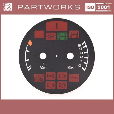 SPEEDOMETER DISC FOR PORSCHE 964 CARRERA TURBO OIL PRESSURE OIL TEMPERATURE DIAL - Image 1 of 4