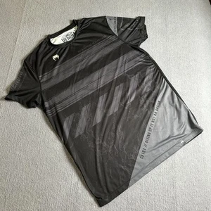 UFC Venum Shirt Large Black Snake Fighting Performance Training MMA - Picture 1 of 8