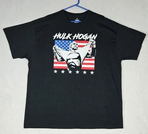 Hulk Hogan T-Shirt Ripple Junction WWE Legends Trump USA Gr. XXL schwarz Tee neu ohne Etikett - Bild 1 von 12