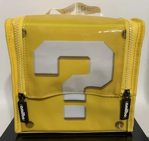 Nintendo Amiibo Mario Yellow Vinyl Question Block Box 8” X 8” Carrying Case - Picture 1 of 7