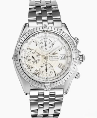Breitling Chronograph 44mm A13355 Crosswind Date White Roman Dial Automatic MINT - Image 1 of 4