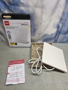 🔥 RCA Multi-Directional Flat Digital Indoor HDTV Antenna White New W/ Box Ppwk - Picture 1 of 10