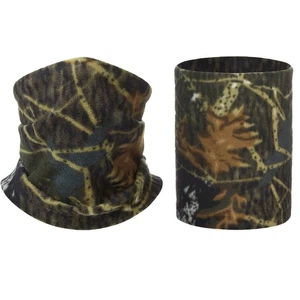Scaldacollo invernale mimetico pile ghetta unisex freddo sport outdoor - Foto 1 di 11