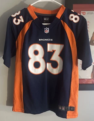 Camiseta Nike Denver Broncos Oficial NFL Wes Welker Talla Juvenil Grande L 14-16 Foto 1 de 3