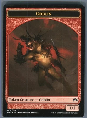 Magic_the_gathering Magic Origins Goblin Token #6 - Image 1 of 2