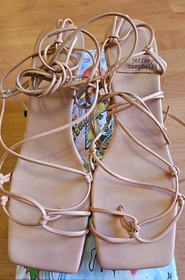 Jeffrey Campbell Women's Strappy Size 39/9 3" Heel New - Image 1 of 4