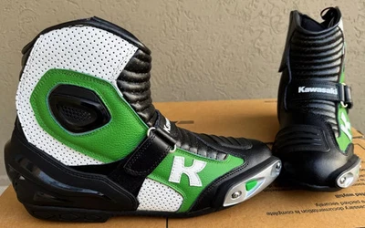 2025 Carreras Motocicleta Motociclista Hombres Botas de Cuero Motocicleta Cuero de Vaca Botas Foto 1 de 2