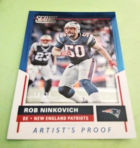 2017 Rob Ninkovich Score ARTIST'S PROOF Holo Foil #240 New England Patriots /35 - Picture 1 of 1