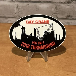 Bay Crane Union Equipment Hardhat Hard hat Operating Engineers Sticker A - Picture 1 of 1