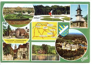 CP 60 OISE - Compiègne - Pierrefonds - Circuit touristique - Picture 1 of 1