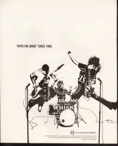 Vintage print ad advertisement Alcohol Jack Daniels With the Band since 1866 ad - Picture 1 of 1