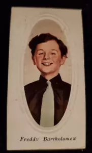 Vintage 1936 SCREEN STARS: FREDDIE BARTHOLOMEW - Rara carta da collezione tabacco #29 - Foto 1 di 2