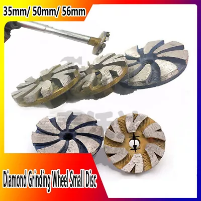 Diamond Grinding Wheel Small Disc Ø35mm 50mm 56mm Marble Concrete Granite Stone - Image 1 of 4