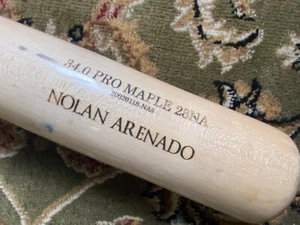 MLB ALL STAR NOLAN ARENADO GAME USED BASEBALL BAT ROCKIES CARDINALS with COA - Picture 1 of 16