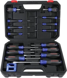 WORKPRO Magnetic Screwdriver Set 16PC Torx Slotted Phillip Precision Screwdriver - Picture 1 of 9