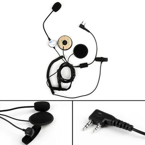 Helmet Tactical Motorcycle Headset PTT For Kenwood BaoFeng UV5R 2-Way Radio, - Zdjęcie 1 z 9