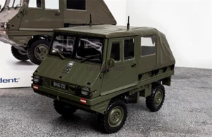 1:18 for Schuco for Steyr for Puch radio truck Austrian military Olive green - Picture 1 of 12