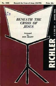 Beneath the Cross of Jesus SATB Sheet Music with Piano Accompaniment - Picture 1 of 1