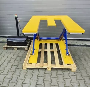 1,2t Flachform E Hubtisch elektrohydraulisch Scherenhubtisch Bühne - Bild 1 von 2