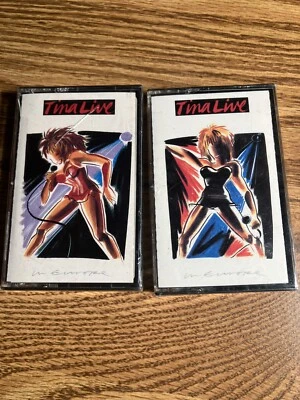 2 New Sealed Tina Turner  Live in Europe Cassette/Tape - Image 1 of 4
