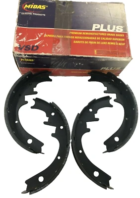 MIDAS BRAND 481R REAR DRUM BRAKE SHOE SET FITS LINCOLN TOWN CAR 1981-1990, JEEP - Image 1 of 4