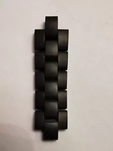 CHANEL - J12 NOIRE 33 MM - SECTION INDÉMONTABLE CINQ MAILLONS CAOUTCHOUC - Foto 1 di 5