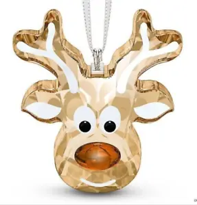 SWAROVSKI CRYSTAL GINGERBREAD REINDEER ORNAMENT COLLECTIBLE FIGURINE - Picture 1 of 1