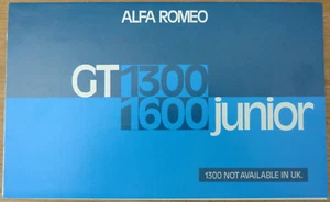 Alfa Romeo GT Junior 1300 1600 105 Series UK market colour sales brochure 1974 - Picture 1 of 2