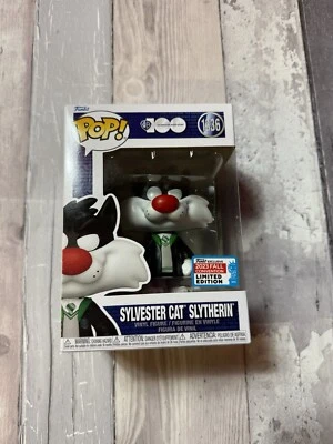 Funko Pop Animation Sylvester Cat Slytherin 2023 Summer Convention Ltd Ed New - Image 1 of 4