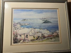Carol Holding "St Georges Bermuda" Color Print  - Pencil Signed And Framed - Picture 1 of 16