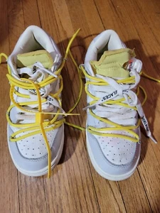 Size 5.5 -  Nike Dunk Low x Off-White Lot 29 of 50 Sail/Neutral Gray DM1602-103 - Picture 1 of 7