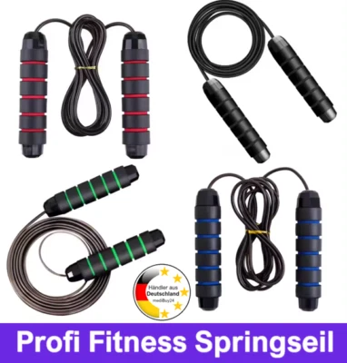 Springseil Sprungseil Profi Sportseil Fitness Seil Seilspringen Hüpfseil Boxen✅✅ - Bild 1 von 4
