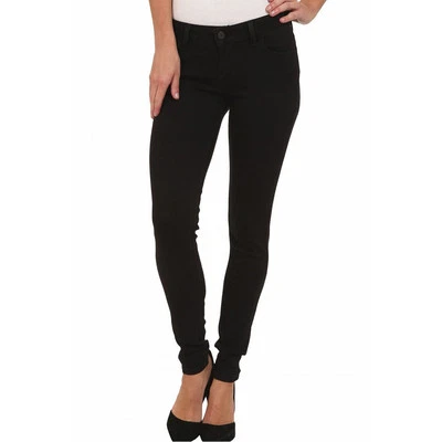 Levi Strauss Womens 535 soft black super skinny ultra stretch jean leggings Z4BK - Image 1 of 3