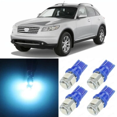 Paquete de 17 luces LED interiores AZUL HIELO para Infiniti FX35 FX45 2003-2008 + HERRAMIENTA Foto 1 de 4