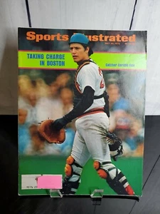 July 30 1973 SPORTS ILLUSTRATED Boston Baseball Catcher Carlton Fisk Take Charge - Picture 1 of 8
