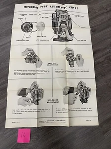 NOS Chrysler Dodge Plymouth Desoto Poster Master Tech Training  - Picture 1 of 1