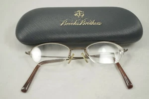 BROOKS BROTHERS Eyeglasses Titanium B.B.396 1220T 46-19-145 Dark Copper W/ Case - Picture 1 of 7