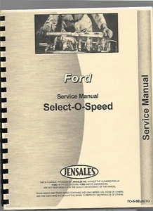 Manual de reparación de servicio de transmisión Ford Selectospeed - Imagen 1 de 6