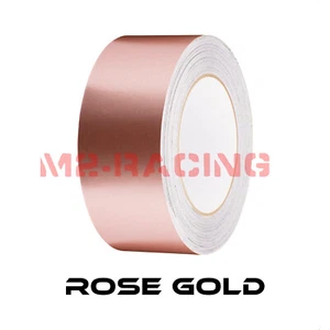 Satin Chrome Metallic Matte Racing Stripes Vinyl Wrap Rally Sticker 10/20 Long - Picture 1 of 22
