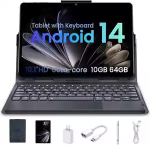 Tablet 10 inch Ultra Big Android 14 Tablets 1TB Expandable 10GB RAM IPS Bundle A - Picture 1 of 7