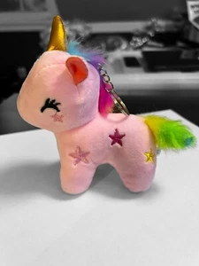 UNICORNIO de peluche relleno ~ Llavero / Bolso colgante ~ Kawaii ~ Suave ~ LIGERO PIK ~ NUEVO SINGLE - Imagen 1 de 5