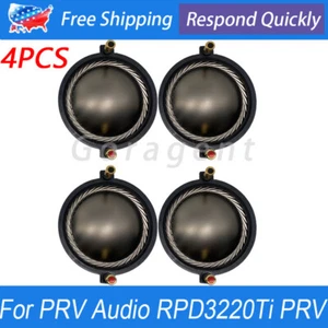 4Pcs Diaphragm For PRV RPD3220Ti PRV D3220Ti D3220Ti-ND D375Ti Driver 8 Ohms US - Picture 1 of 3