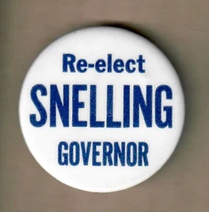 Ehemaliger Vermont GOP Gouverneur Richard Snelling 1,75" Cello Knopf von 1978 Rennen - Bild 1 von 1