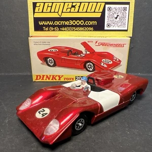 1971-74 Dinky Toys - 204 FERRARI 312P RACING CAR - Red/White - Original Box - Picture 1 of 18