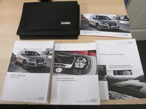 AUDI Q5 AND SQ5 HANDBOOK OWNERS MANUAL 2011-2016 WALLET PACK + SAT NAV +REFR55 - Picture 1 of 1