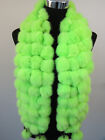 100% real rabbit fur pom poms scarf/ cape/ wrap 7 wonderful color available 2